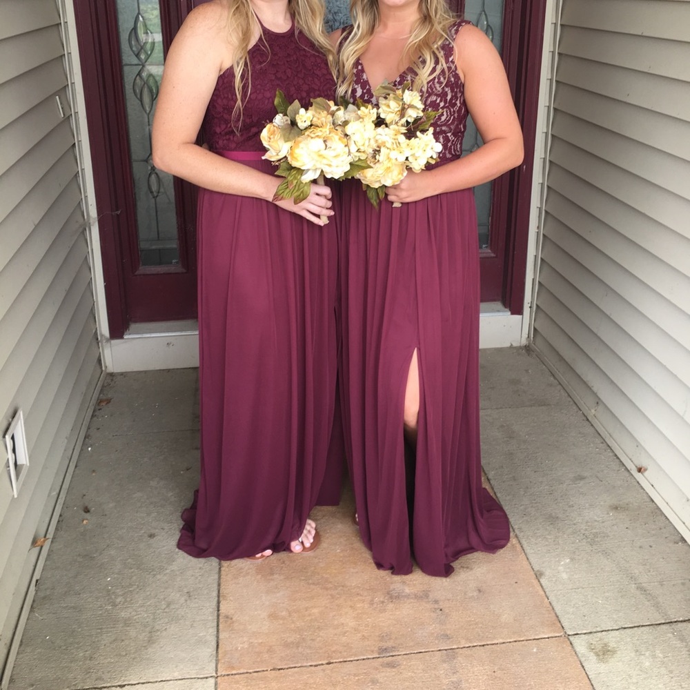 David’s bridal bridesmaids dress
